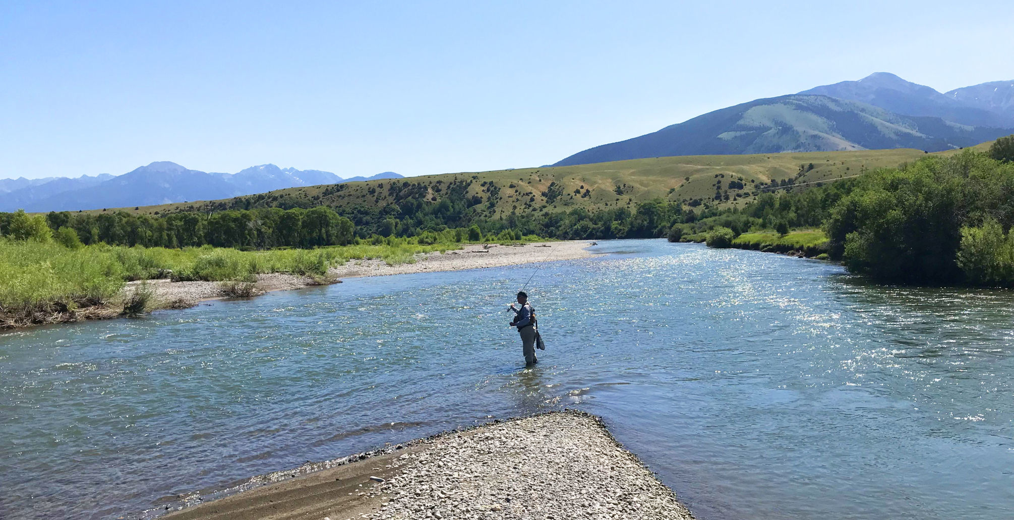 Fishing alone